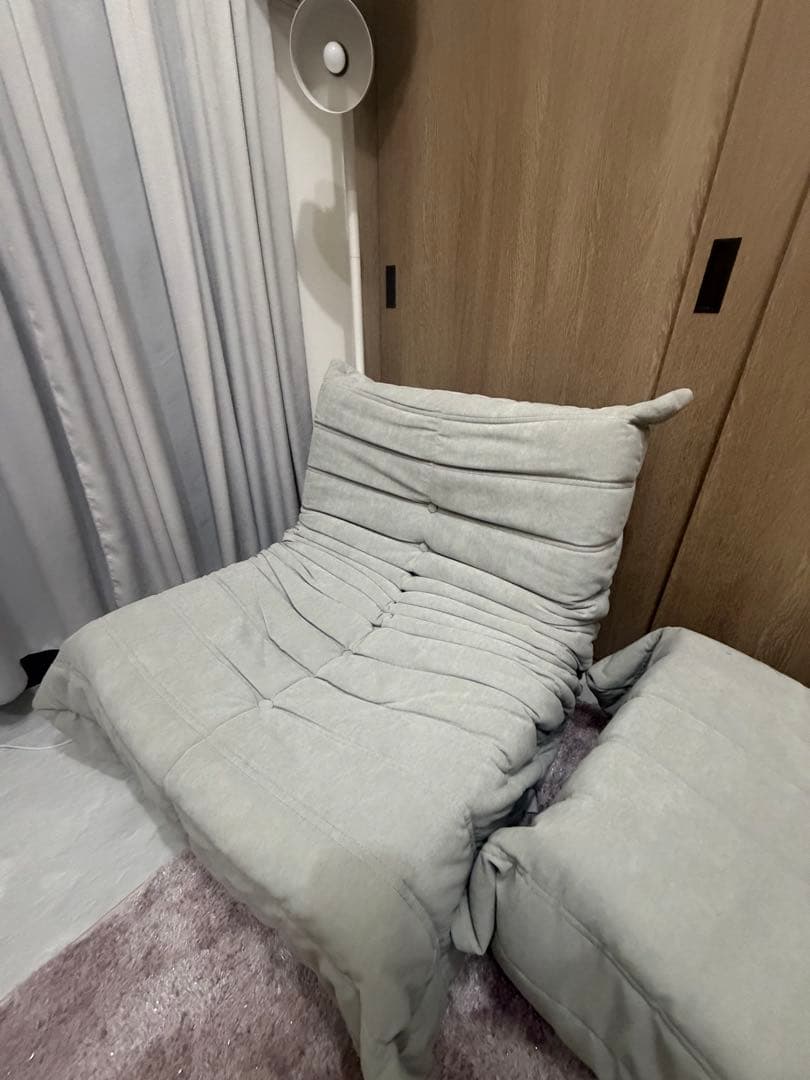 トーゴ　togo 1人がけソファ　グレー リプロダクト品 【ソファ】