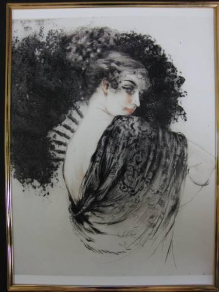 ルイ・イカール限定版・アールデコ/ショール、希少な額装用画集より