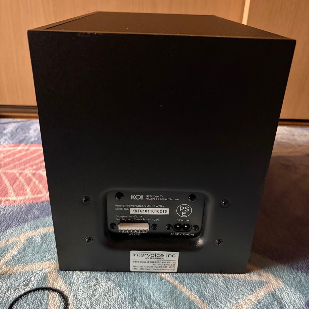 【美品】KOI Tiger Type 2a パワードスピーカーシステム