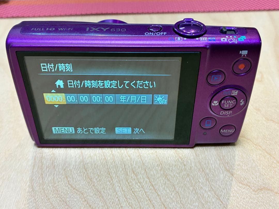 Canon IXY 630パープル 本体・バッテリー・充電器付き