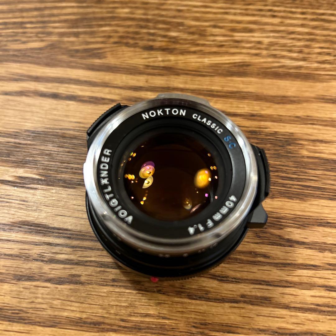 レンズ(単焦点) nokton classic 40mm f1.4 s.c sc VM
