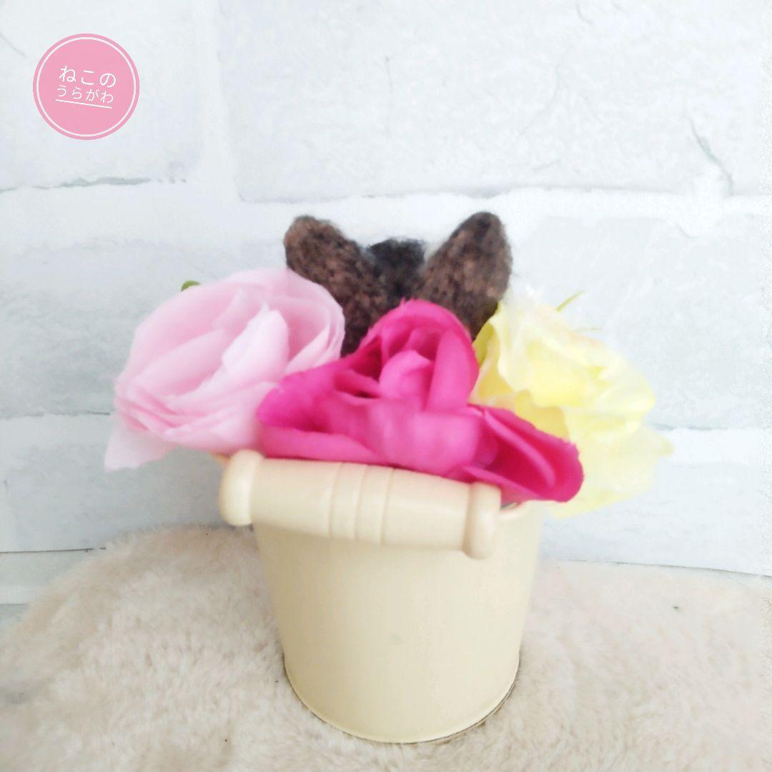 ♥️羊毛フェルト♥️シェルティー&猫ちゃんのアレンジメント♪