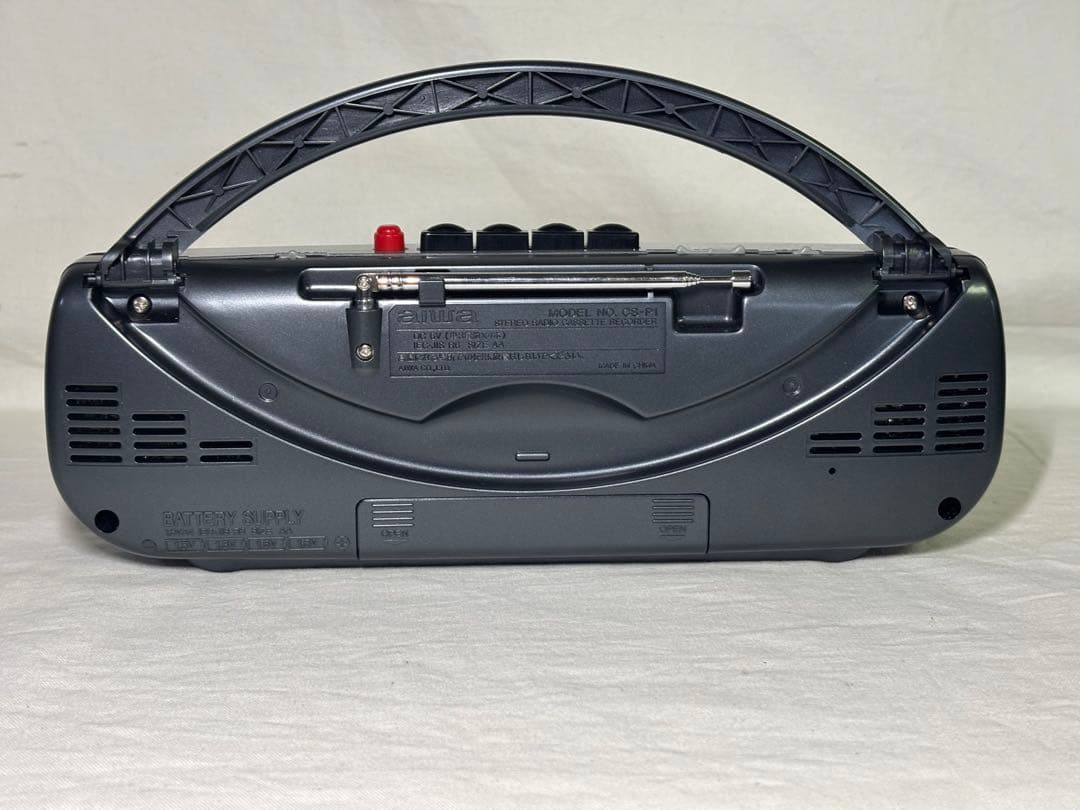 aiwa ステレオラジカセ CS-P1 販促用電飾看板 2点 アイワ