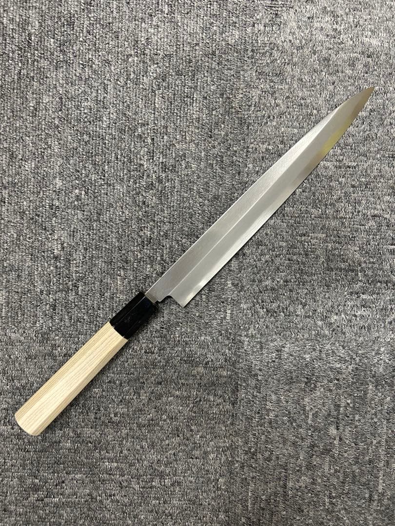 包丁 柳刃包丁 240mm モリブデンバナジュウム鋼 水牛八角柄 ①