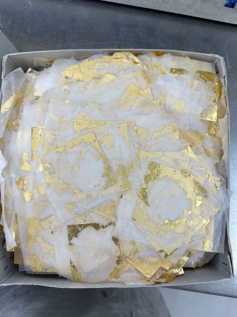 本金箔塊　3.5g 22.7k 金塵