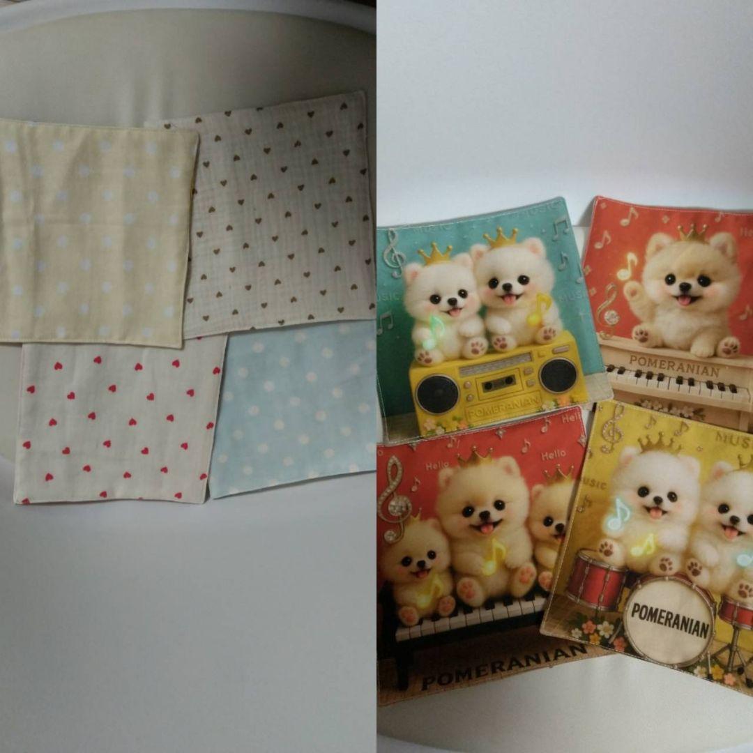 ハンドメイド　ハンカチ他