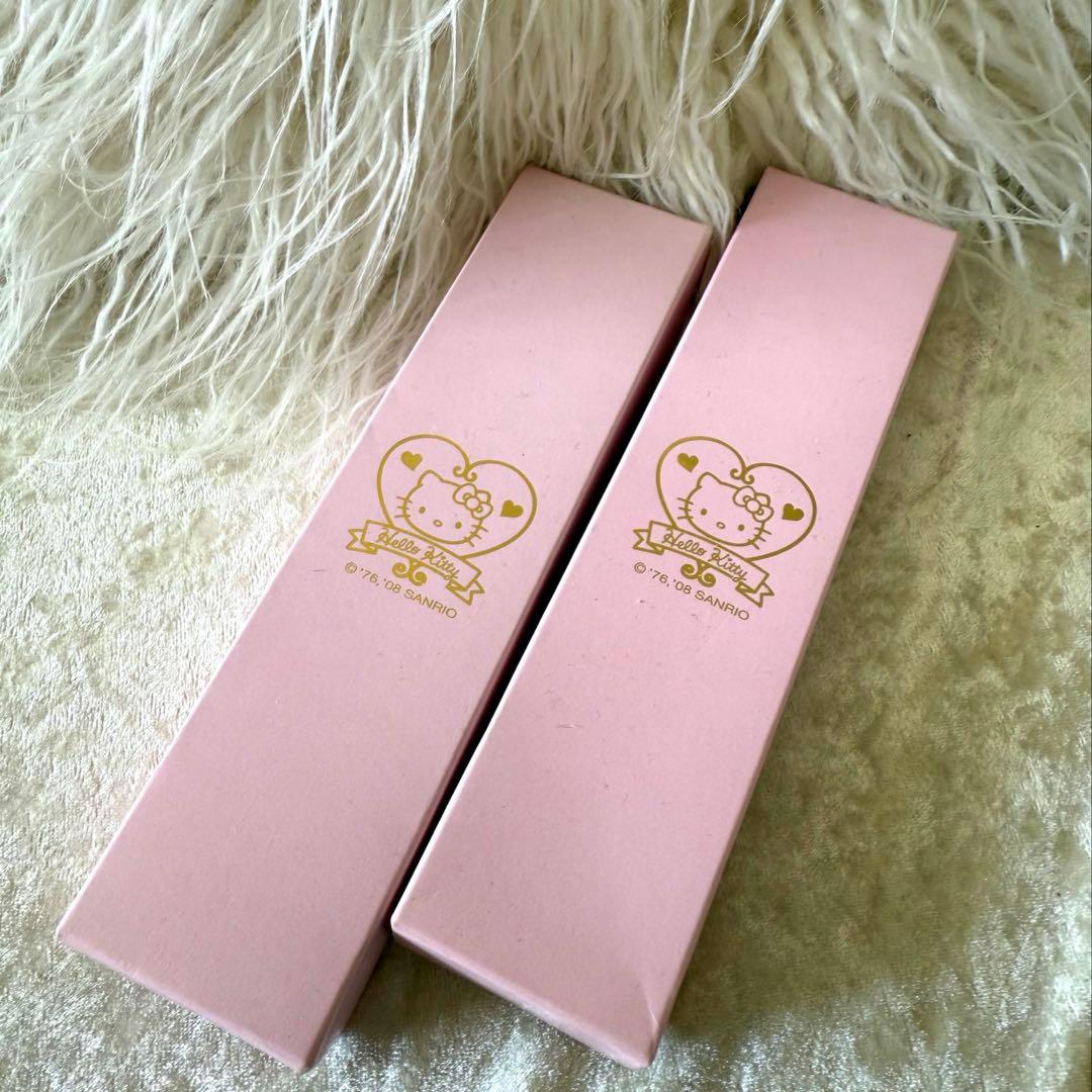 未使用　ハローキティ❤️キラキラボールペン＆シャープペンセット　レア　レトロ