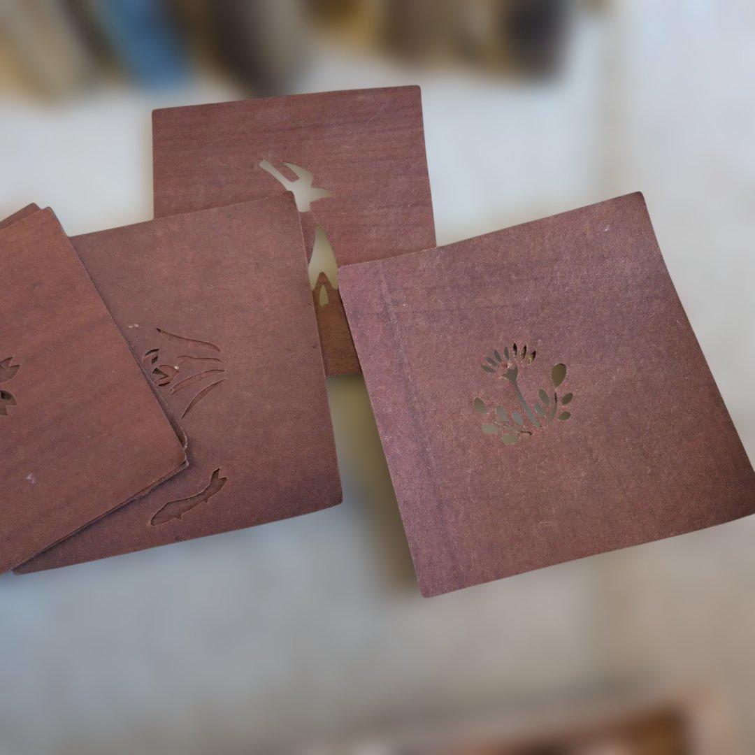 ぷ*ん様 真鍮　抜型　古道具　和菓子　型抜き　一式