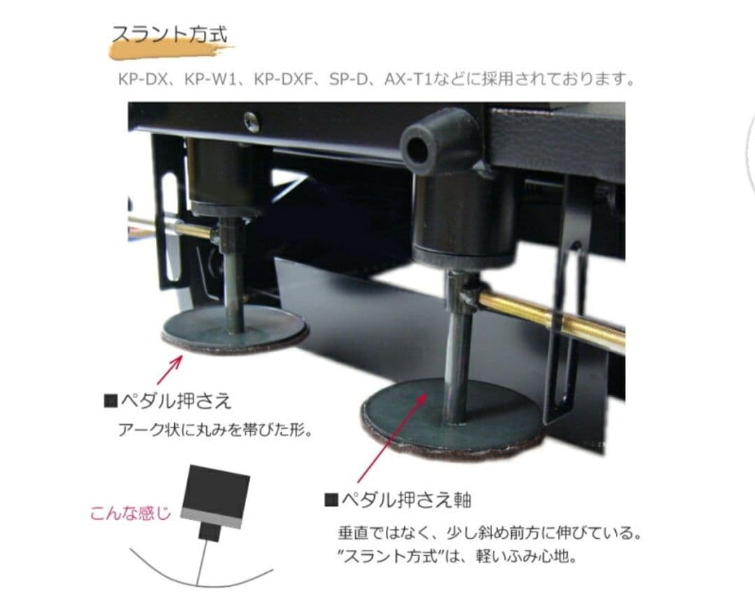 吉澤 ピアノ補助ペダル AX-T1 キャリングケース付