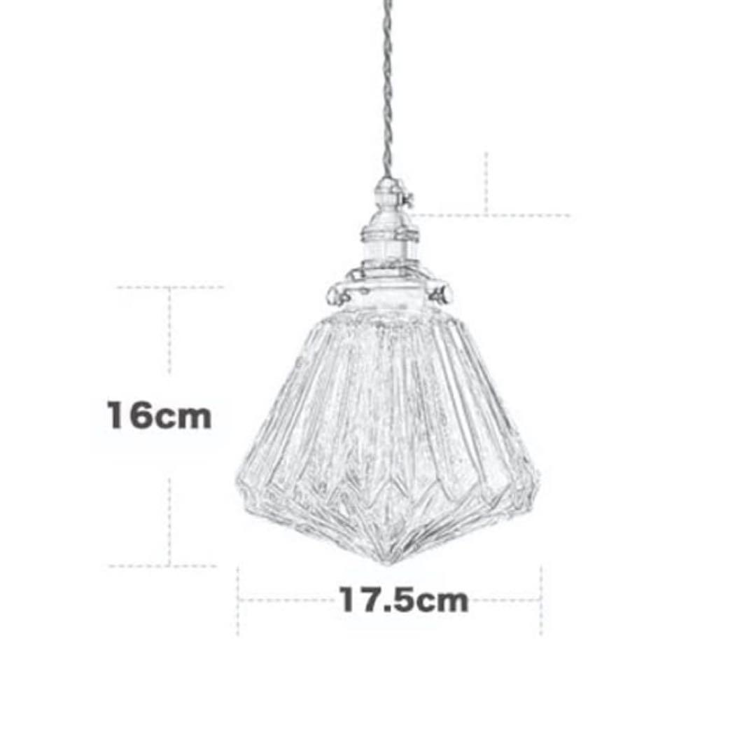 ペンダントライト ダイヤモンド型 おしゃれ レトロ 天井照明 アンティーク317