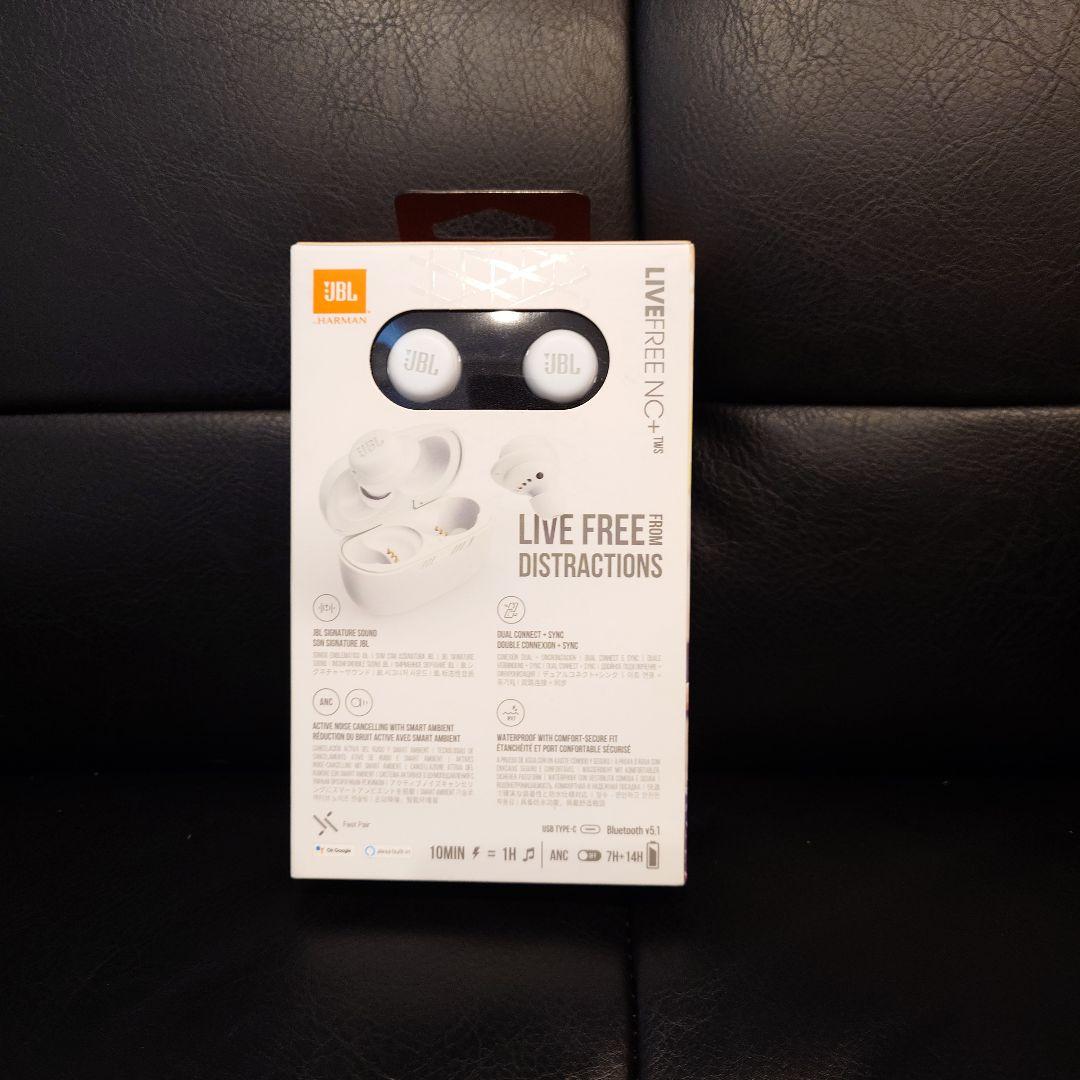 JBL LIVE FREE NC+ ワイヤレスイヤフォン(ホワイト)