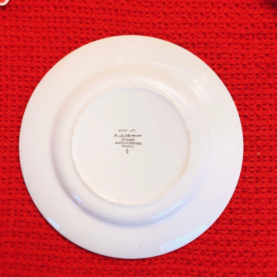 ディゴワンサルグミンヌ マリールーディナープレート B フランスアンティーク食器