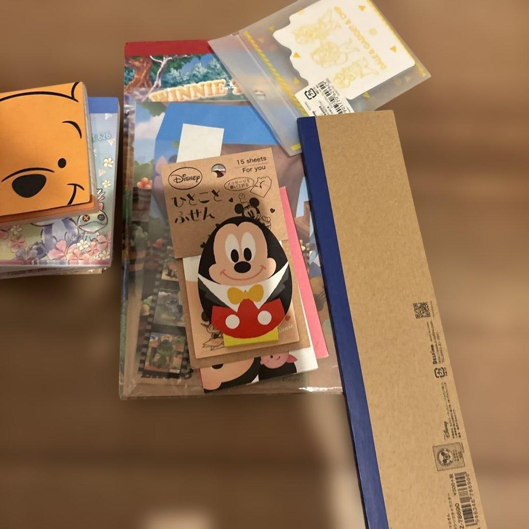 ディズニー キャラクター メモ帳 セット