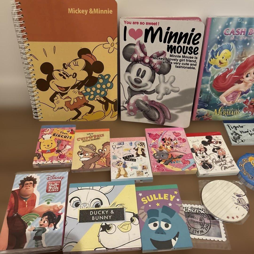 ディズニー キャラクター メモ帳 セット