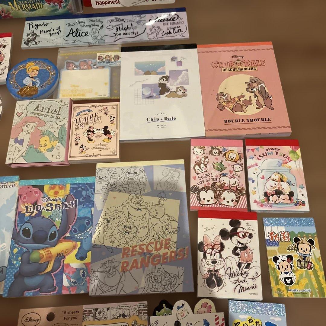 ディズニー キャラクター メモ帳 セット