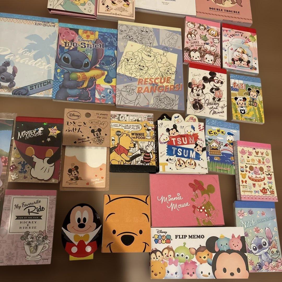 ディズニー キャラクター メモ帳 セット