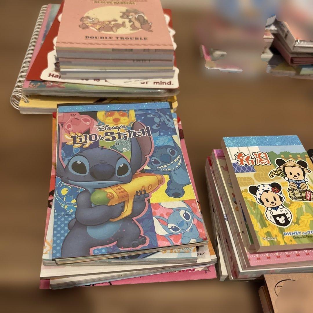 ディズニー キャラクター メモ帳 セット
