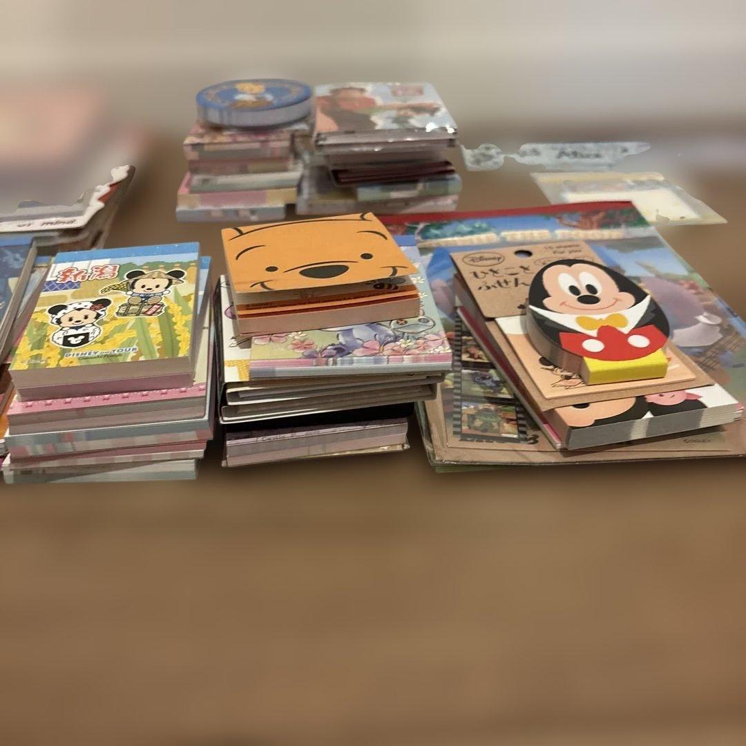 ディズニー キャラクター メモ帳 セット