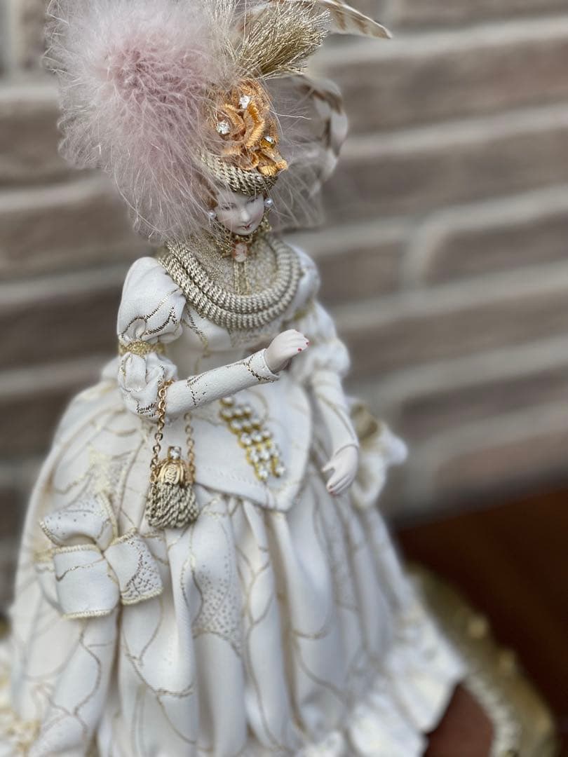 【高級ケース入】リボン 西洋貴婦人 ビスクドール スキヨ人形研究所 アンティーク