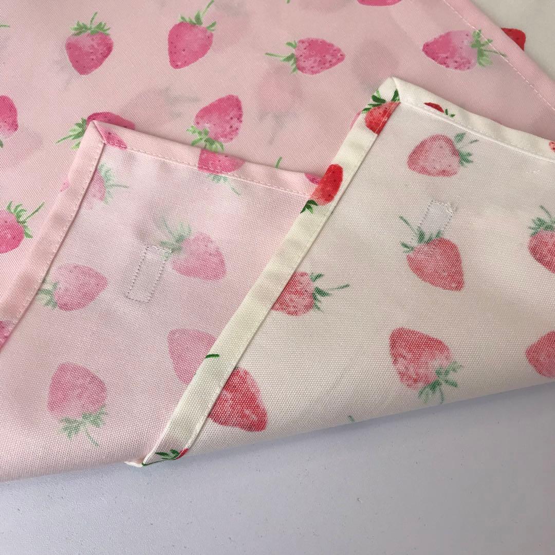 小鈴様　確認用　いちご　ピンク　白　ランチョンマット　30×40 弁当袋　名入れ