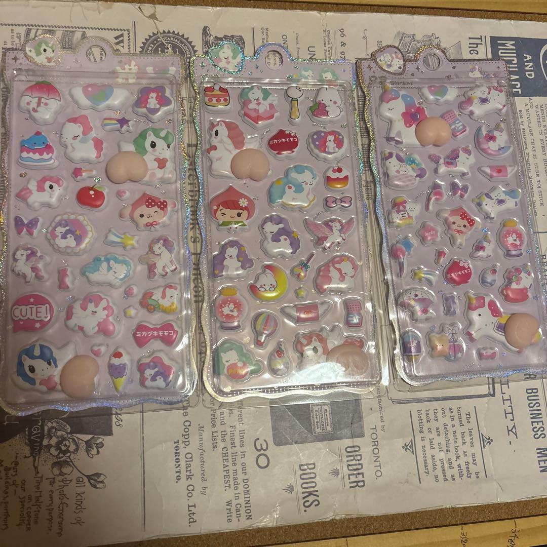 【お得な32点セット❣️】シール✨3Dぷくぷくシール✨ぷっくりシール✨パンダ✨ねこ