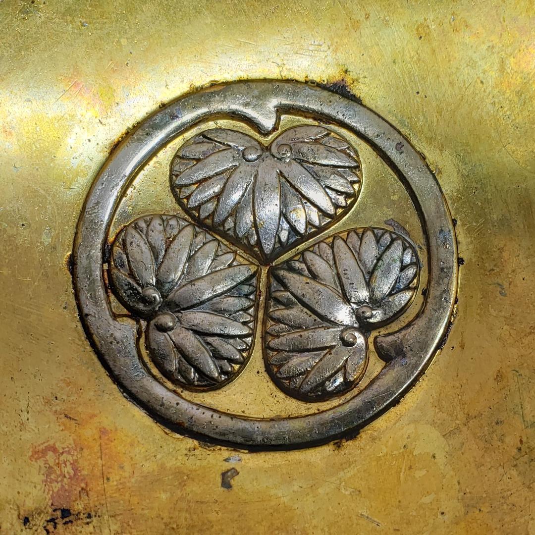 ◆『徳川家伝来 金杯』三つ葉葵紋◆検）徳川家康 徳川家光 豊臣秀吉 織田信長