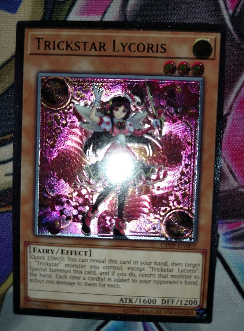 遊戯王 トリックスター・マンジュシカ OTS09 レリーフ EU版 エラーカード