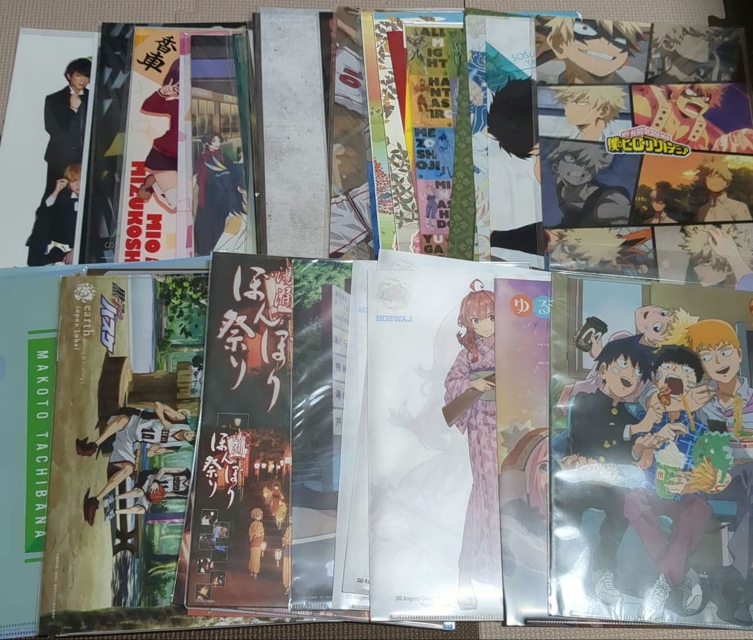 ノンジャンル　クリアファイル　まとめ売り　160枚程度　アニメ　アイドル