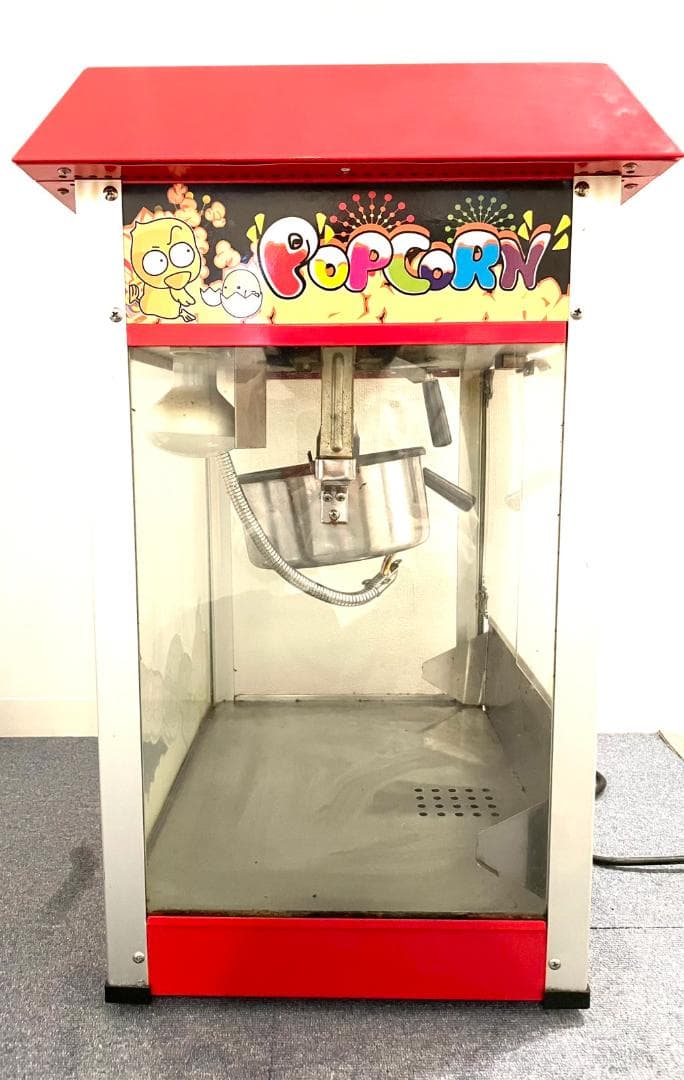 ア*M様 ポップコーンマシン 赤　祭り　イベント　屋台　夏　食料品　通電確認済み