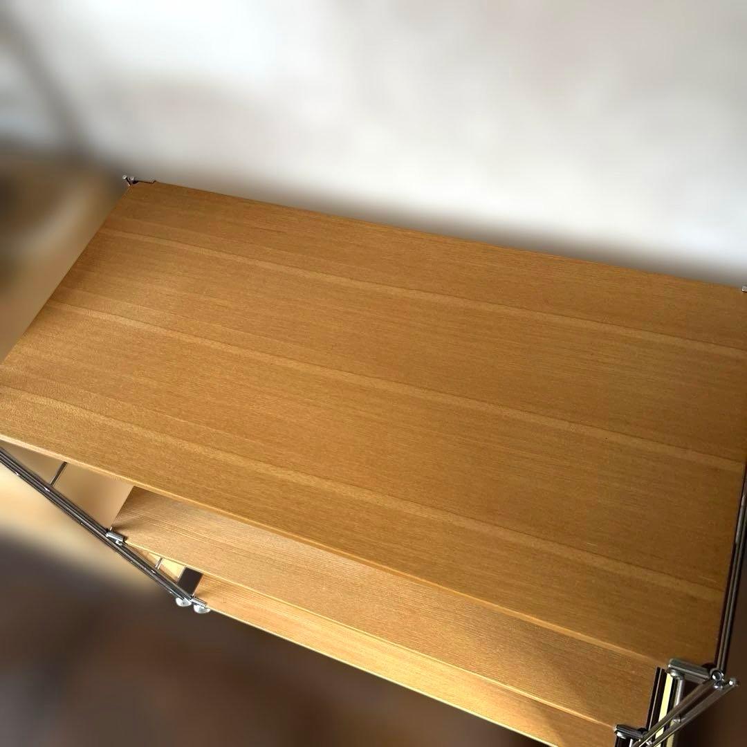 【美品】無印良品 ステンレスユニットシェルフ