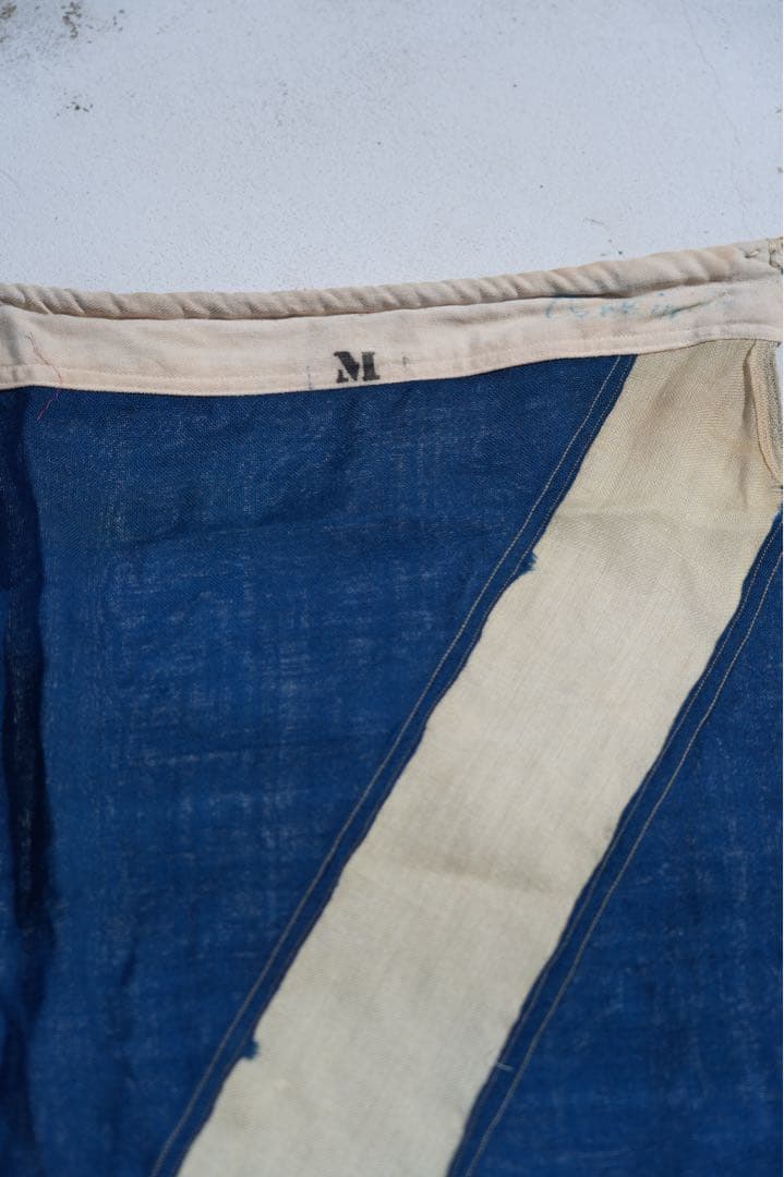 Vintage Scottish Flag 国際信号機　文字　M