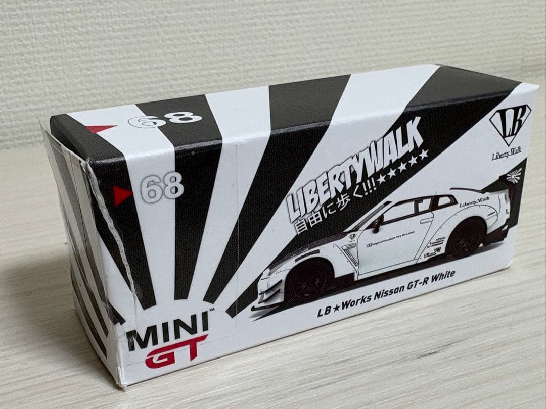MINI GT 1/64 LB★Works GT-R White 白 68