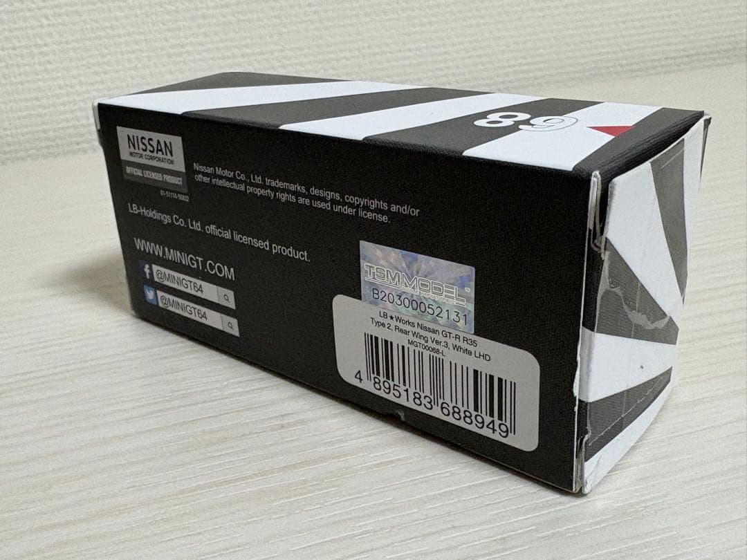MINI GT 1/64 LB★Works GT-R White 白 68