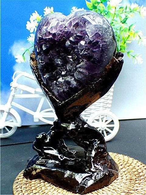 AAA級家庭円満◆天然ウルグアイ産アメジスト原石YT2G3/253G44A