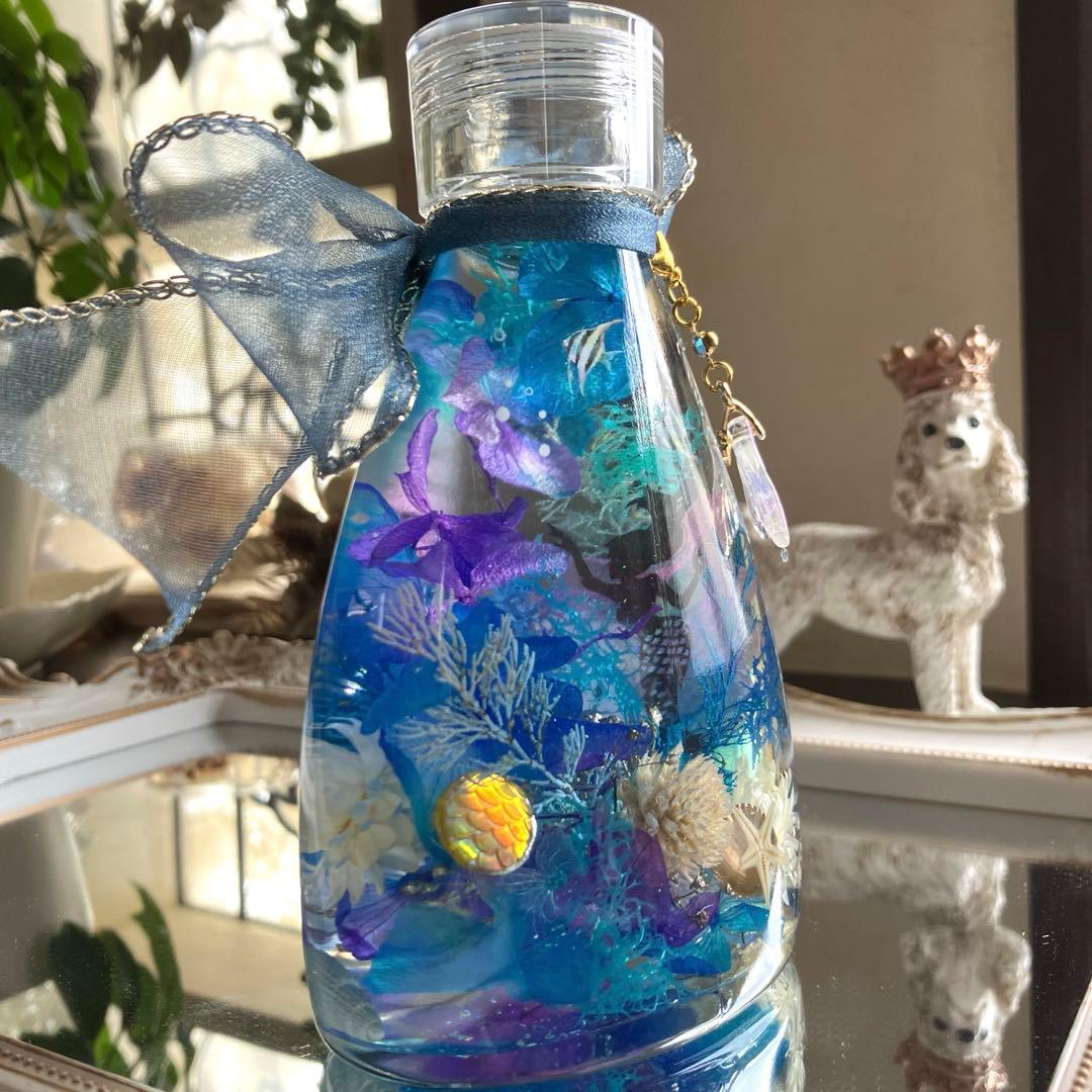 ◆ハーバリウム　372 夏の終わり*.:。✿*゜人魚姫のbottle*.:。✿