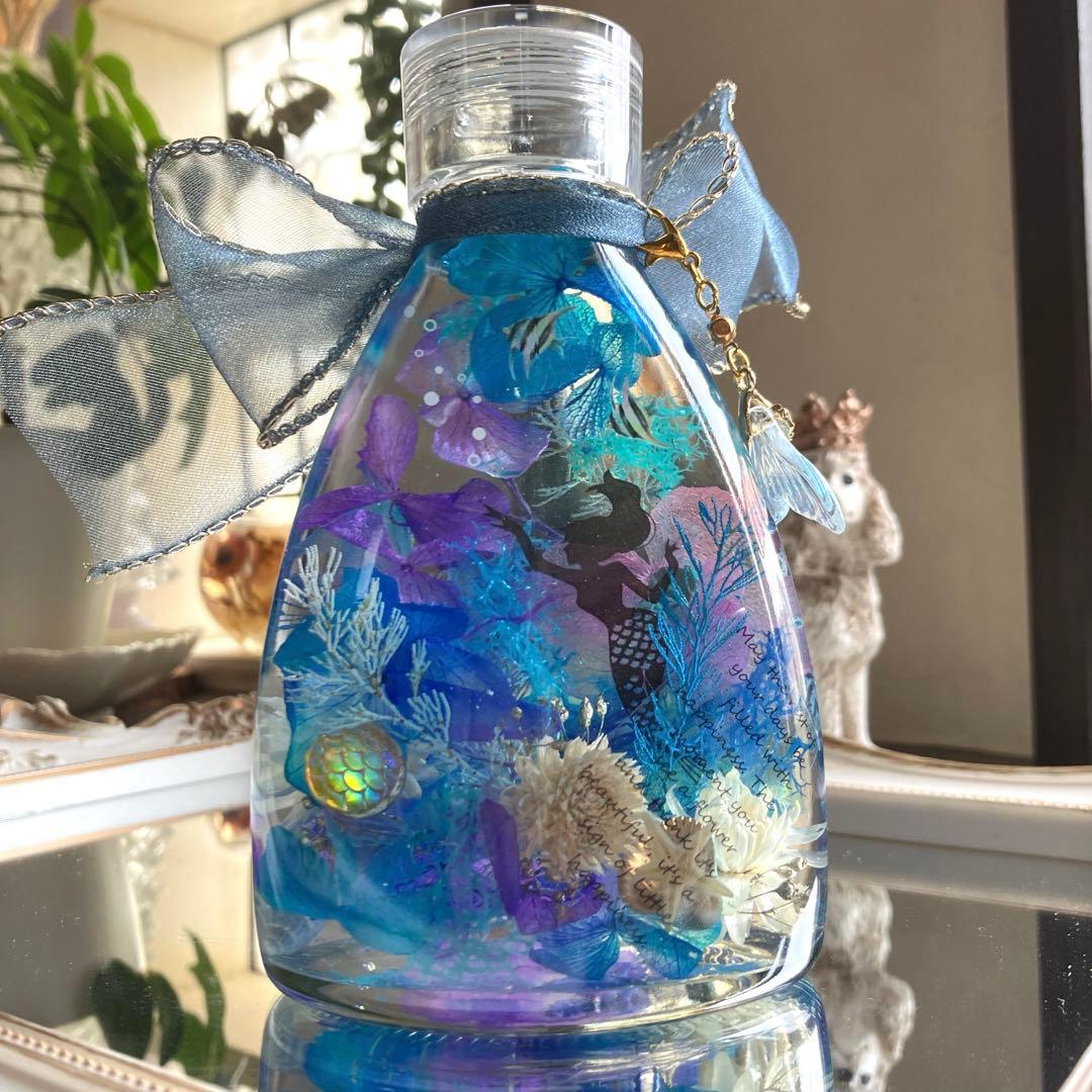 ◆ハーバリウム　372 夏の終わり*.:。✿*゜人魚姫のbottle*.:。✿