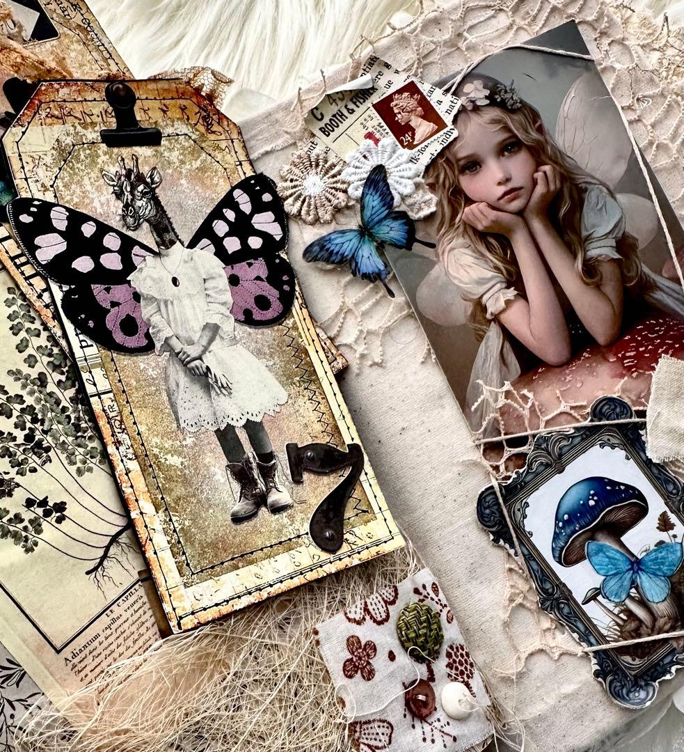 『妖精の森』レースたっぷり／ジャンクジャーナル雑記帳/特典付♡片耳ピアス4個