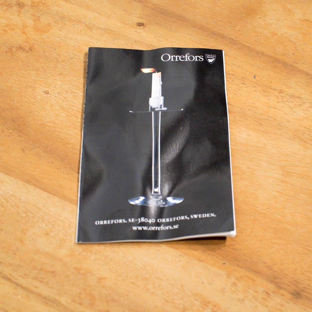 Orrefors ハート型クリスタル