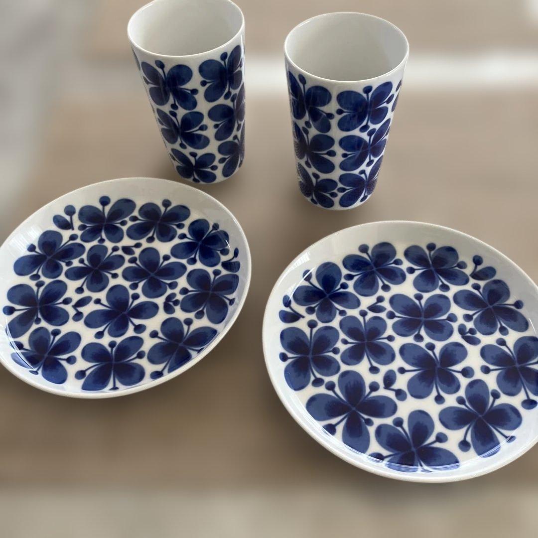 モナミ ロールストランド皿、コップセット