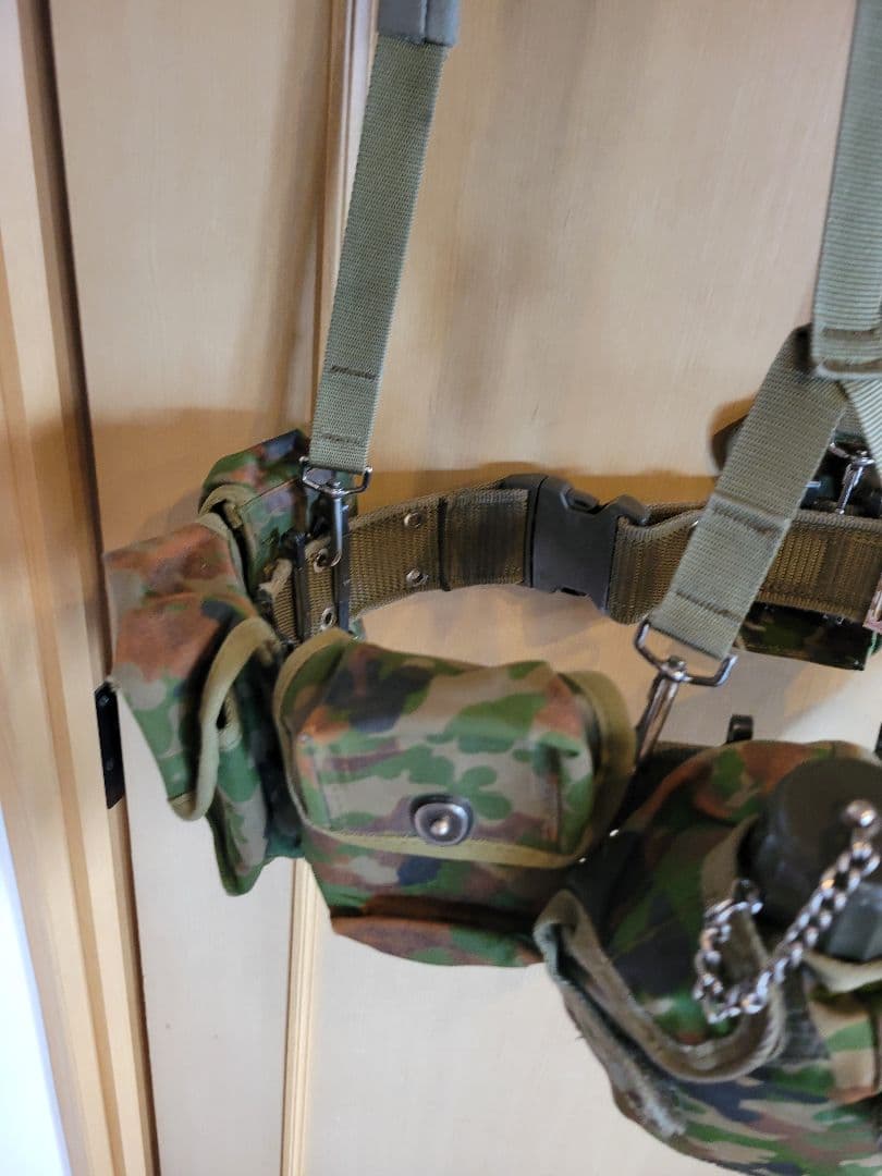陸上自衛隊　弾帯　弾納　水筒　ダンプバック　サスペンダー 　中古　PX品　戦人品