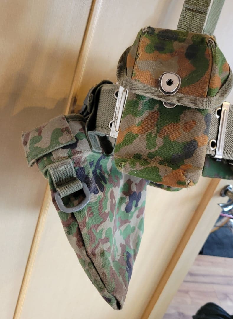 陸上自衛隊　弾帯　弾納　水筒　ダンプバック　サスペンダー 　中古　PX品　戦人品