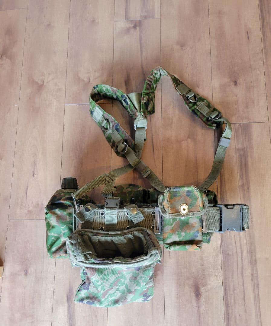 陸上自衛隊　弾帯　弾納　水筒　ダンプバック　サスペンダー 　中古　PX品　戦人品