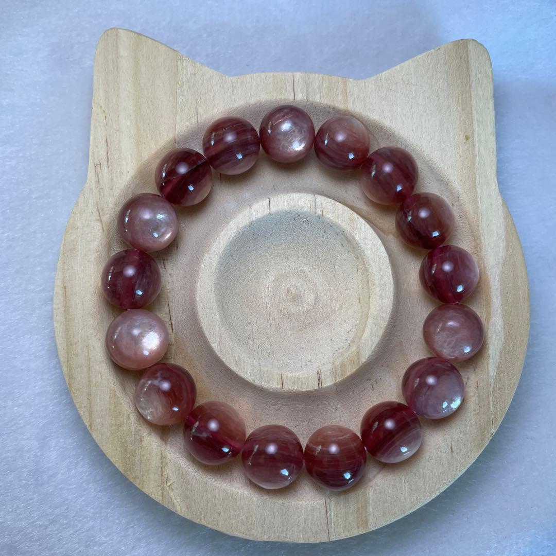 ピンクマイカブレスレット