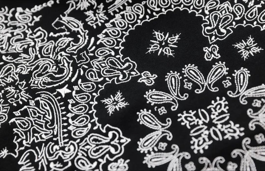 ミュージシャン CHRONOIZM PAIZLEY HOODIE XXL