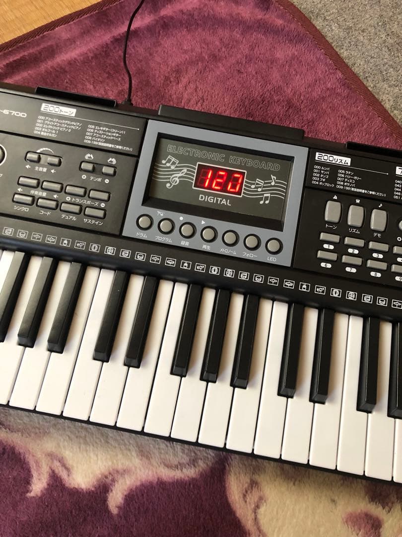美品　夢グループ　ガイド機能付き電子ピアノ　一式　早い者勝ち
