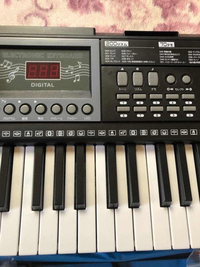 美品　夢グループ　ガイド機能付き電子ピアノ　一式　早い者勝ち