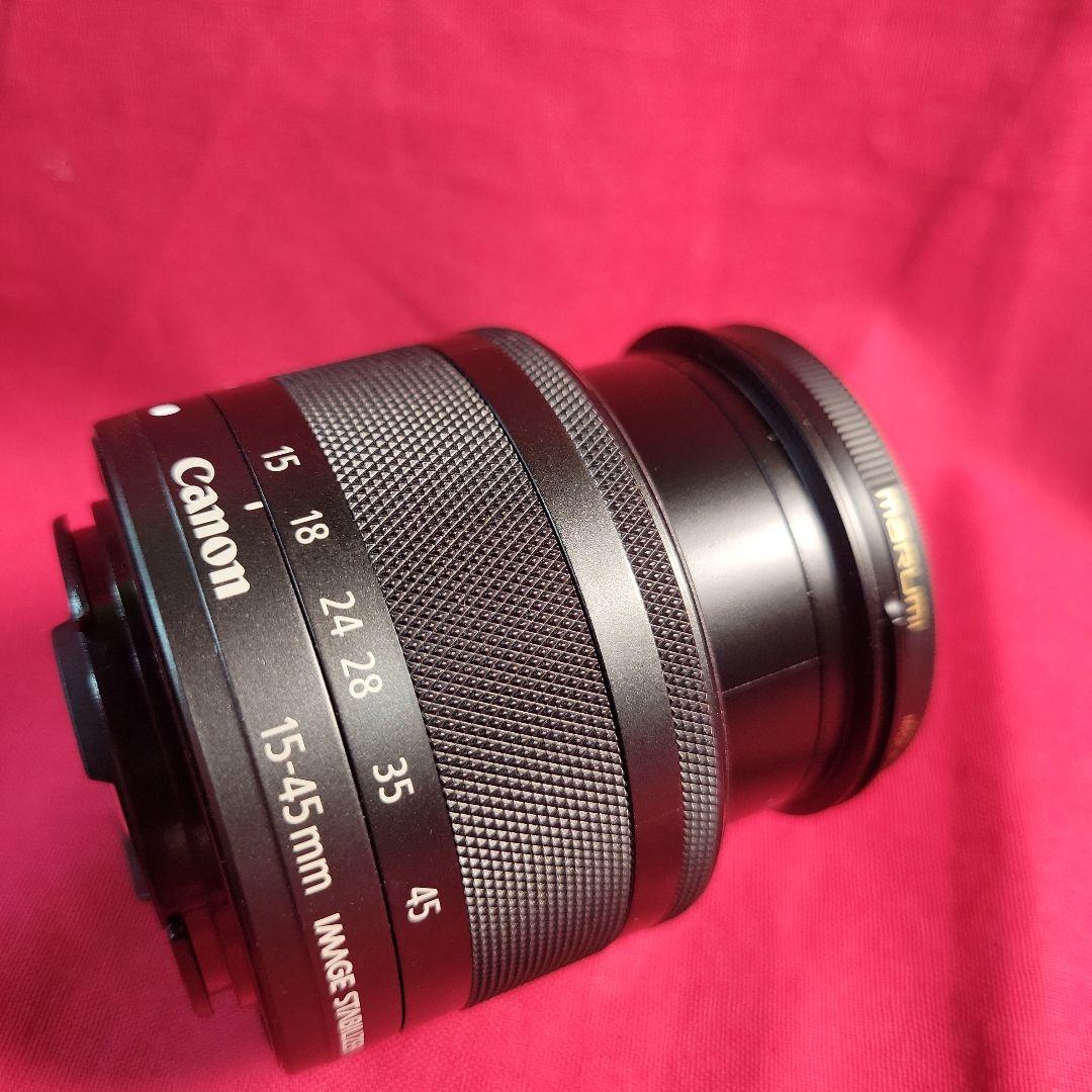 キヤノン Canon ミラーレス　美品　一眼カメラ　EOS Kiss M　動作品