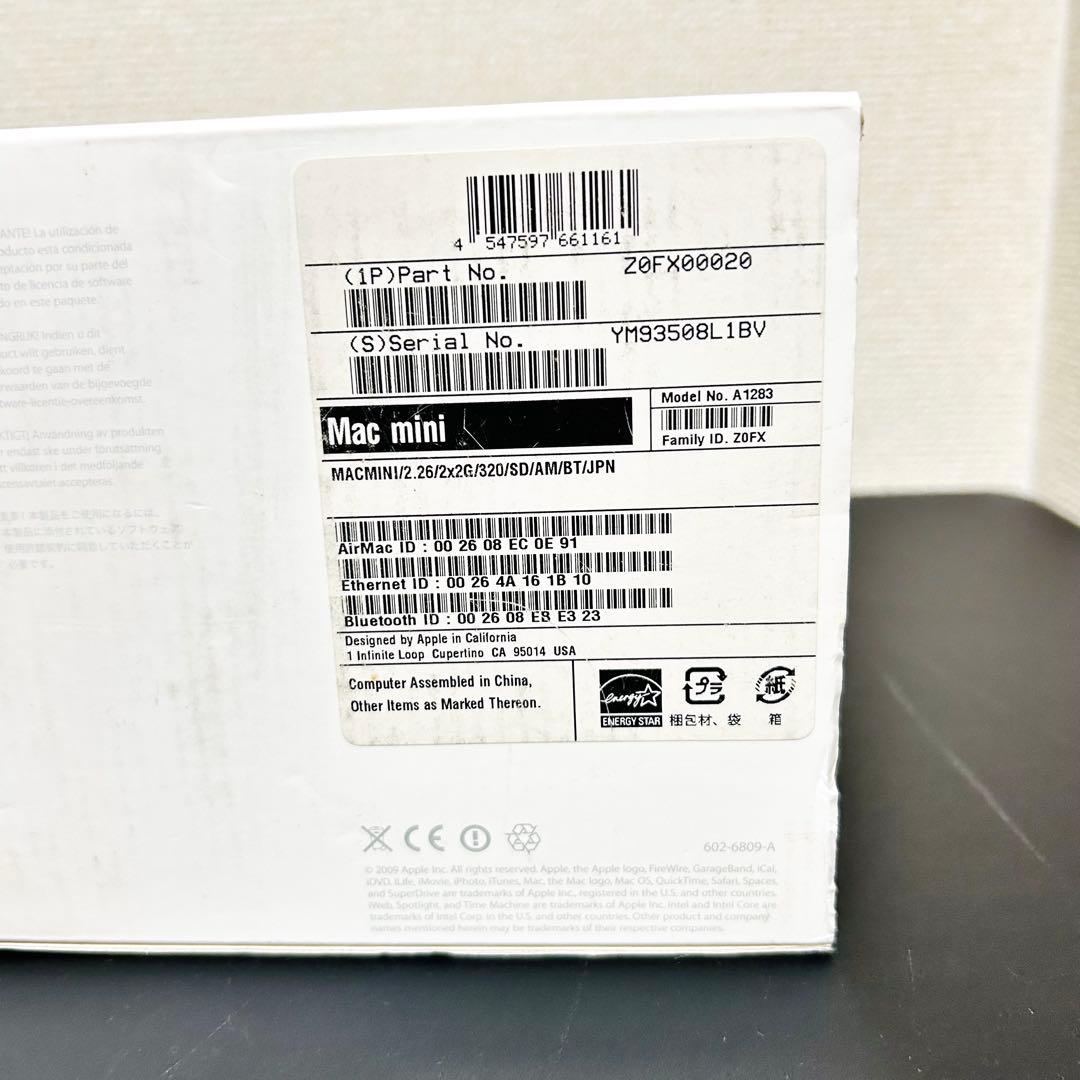 希少動作品 Apple コンパクトPC Mac mini A1283 OS X