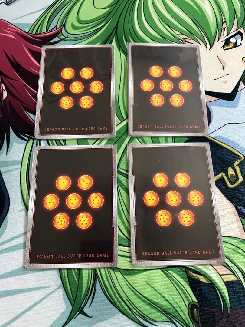 ドラゴンボール　フュージョンワールド　チチ:少女期　パラレル　4枚セット　美品