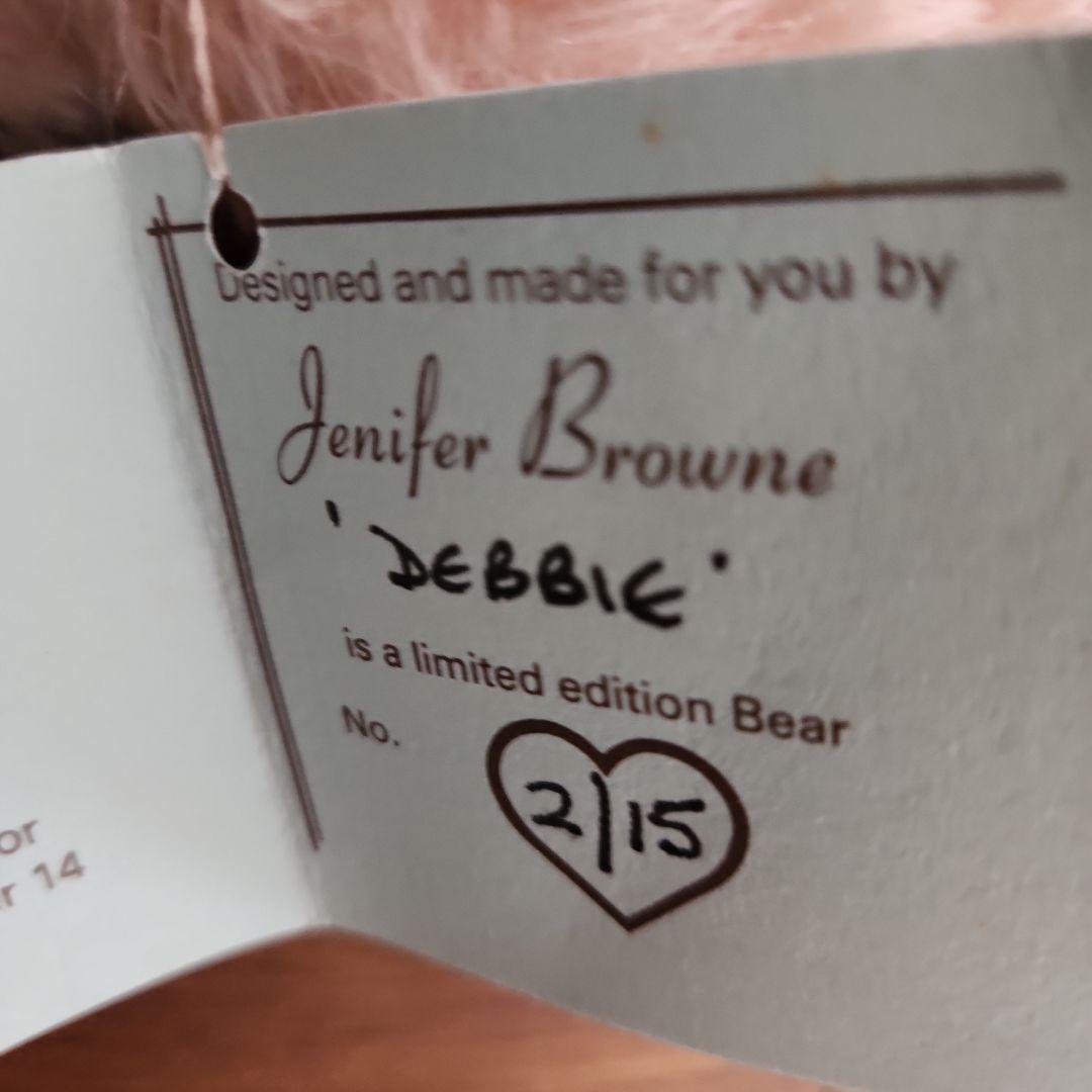 激レア♥️英国アーティストJeniffer Browne作テディベア